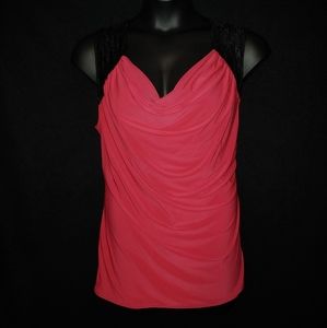 Torrid Size 3 Pink & Black Top